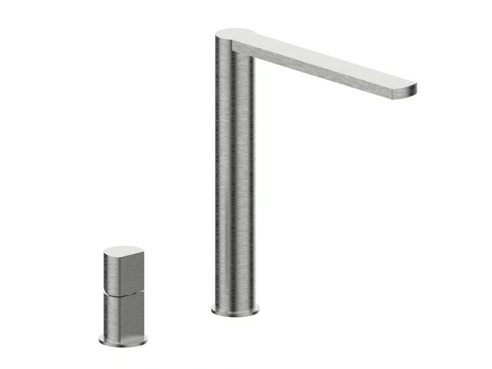 BORGIA 89058B - Countertop stainless steel washbasin mixer _ Rubinetterie Frattini